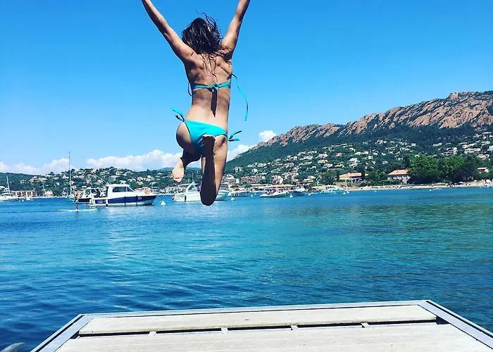 Sea View House On Foot Cote D'azur Vakantiehuis Saint-Raphaël